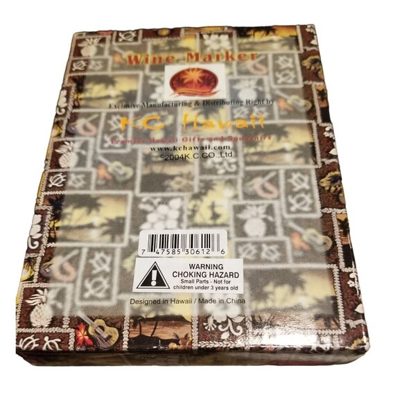 KC Hawaii Wine Charms 4 piece Hula Dancers - Picture 4 of 4